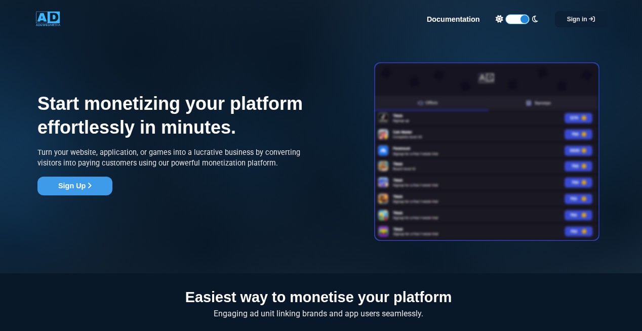 Programma di Affiliazione Adswedmedia