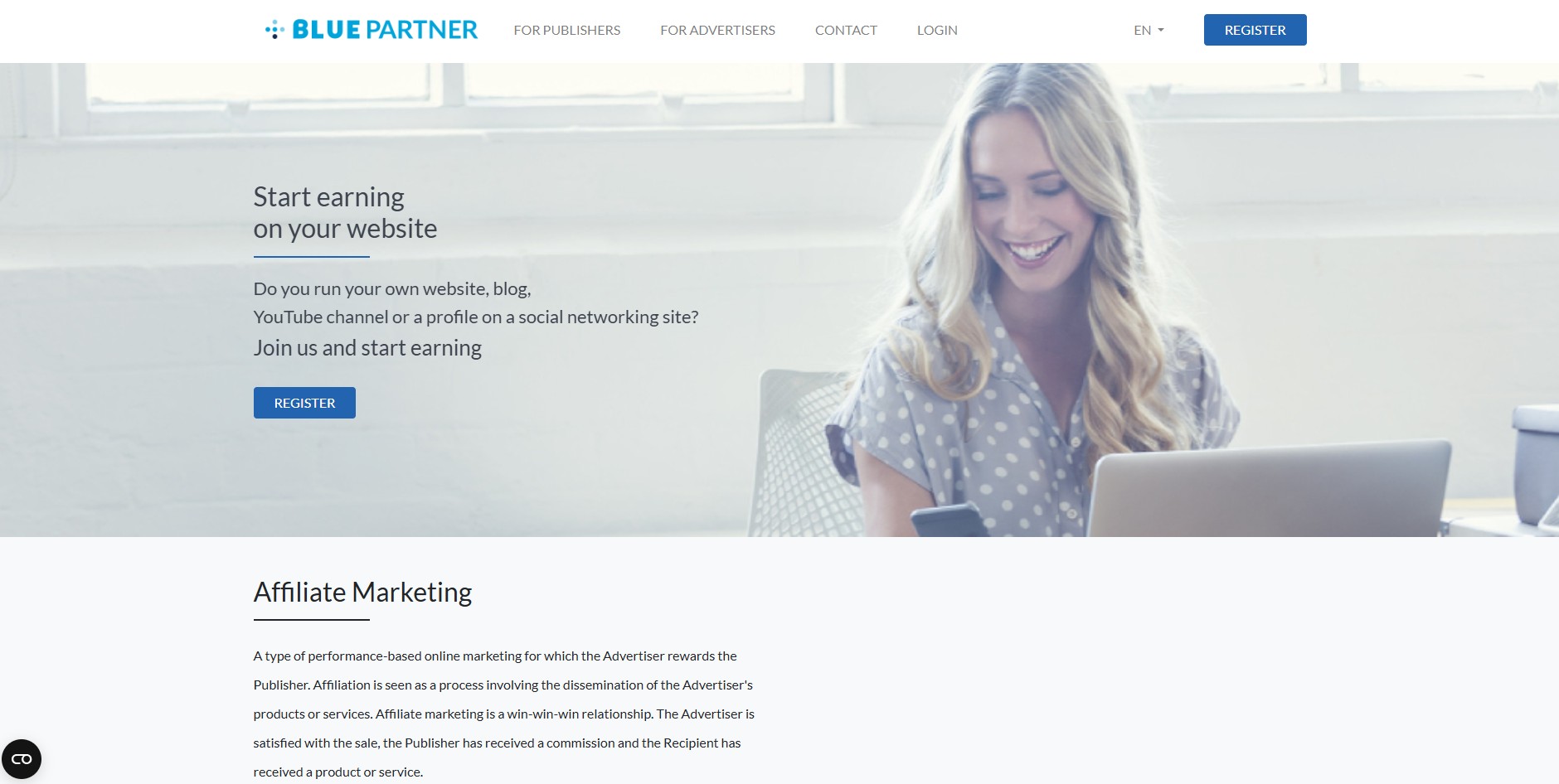 Programma di affiliazione Bluepartner