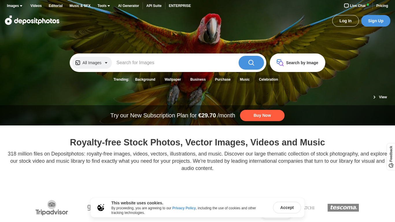 Programma di affiliazione Depositphotos