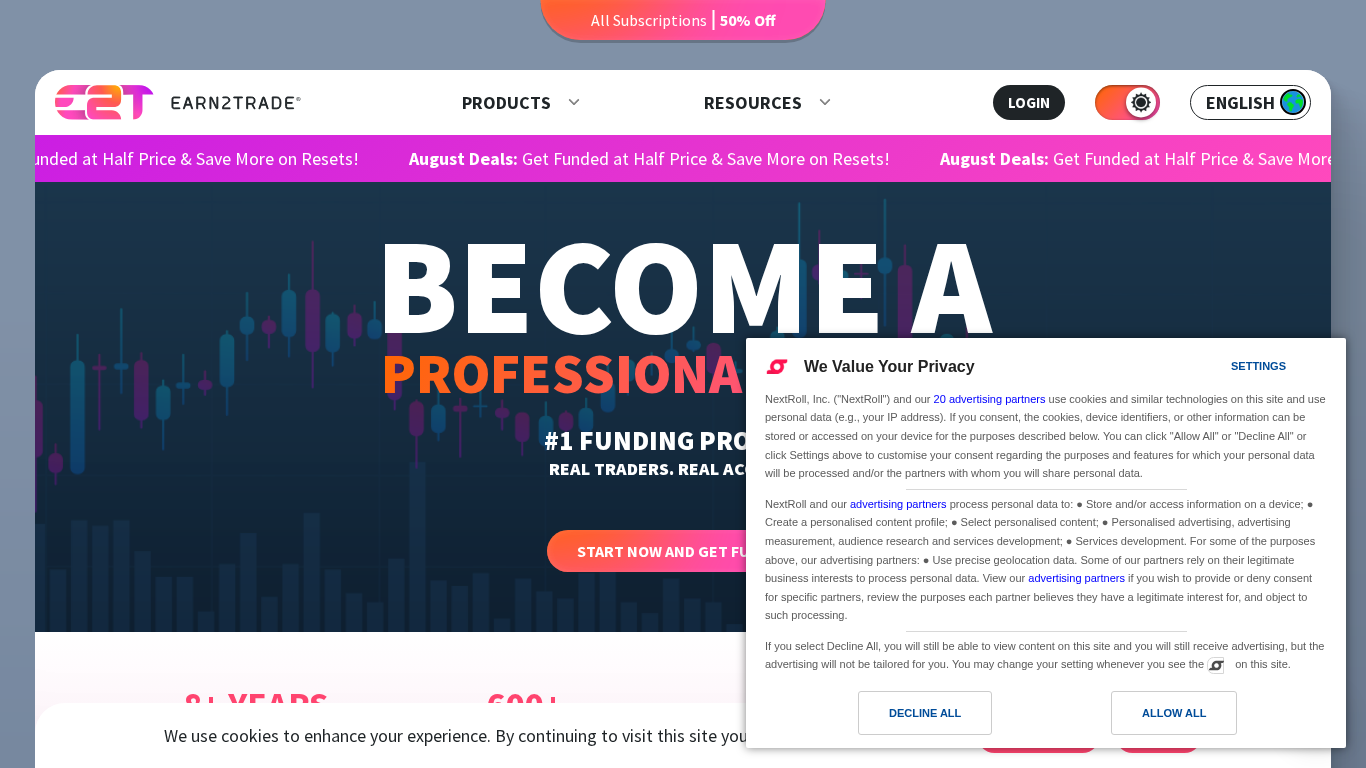 Programma di Affiliazione Earn2Trade