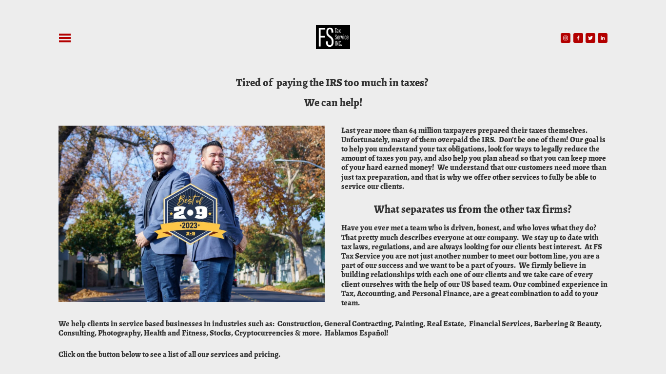 Programma di Affiliazione F&S Tax Service