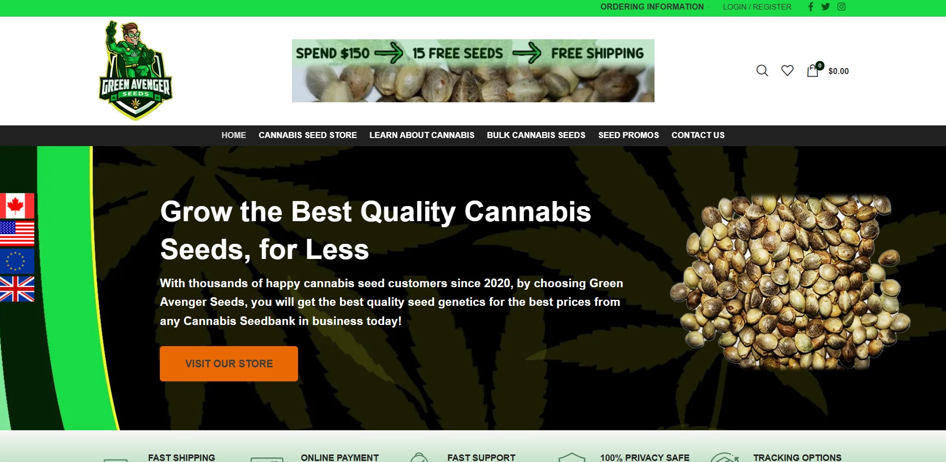 Programma di Affiliazione Green Avenger Seeds