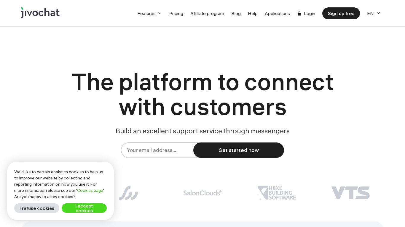 Programma di affiliazione JivoChat