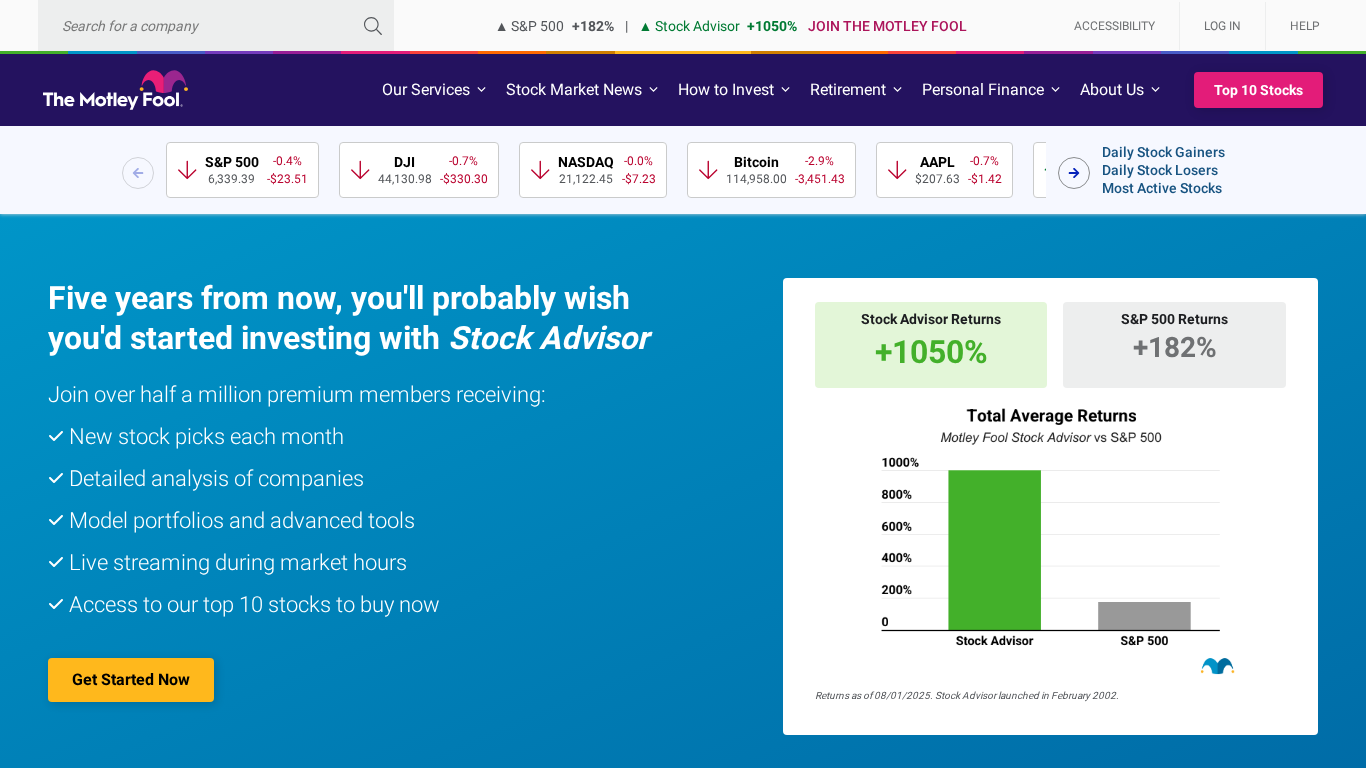 Programma di Affiliazione Motley Fool