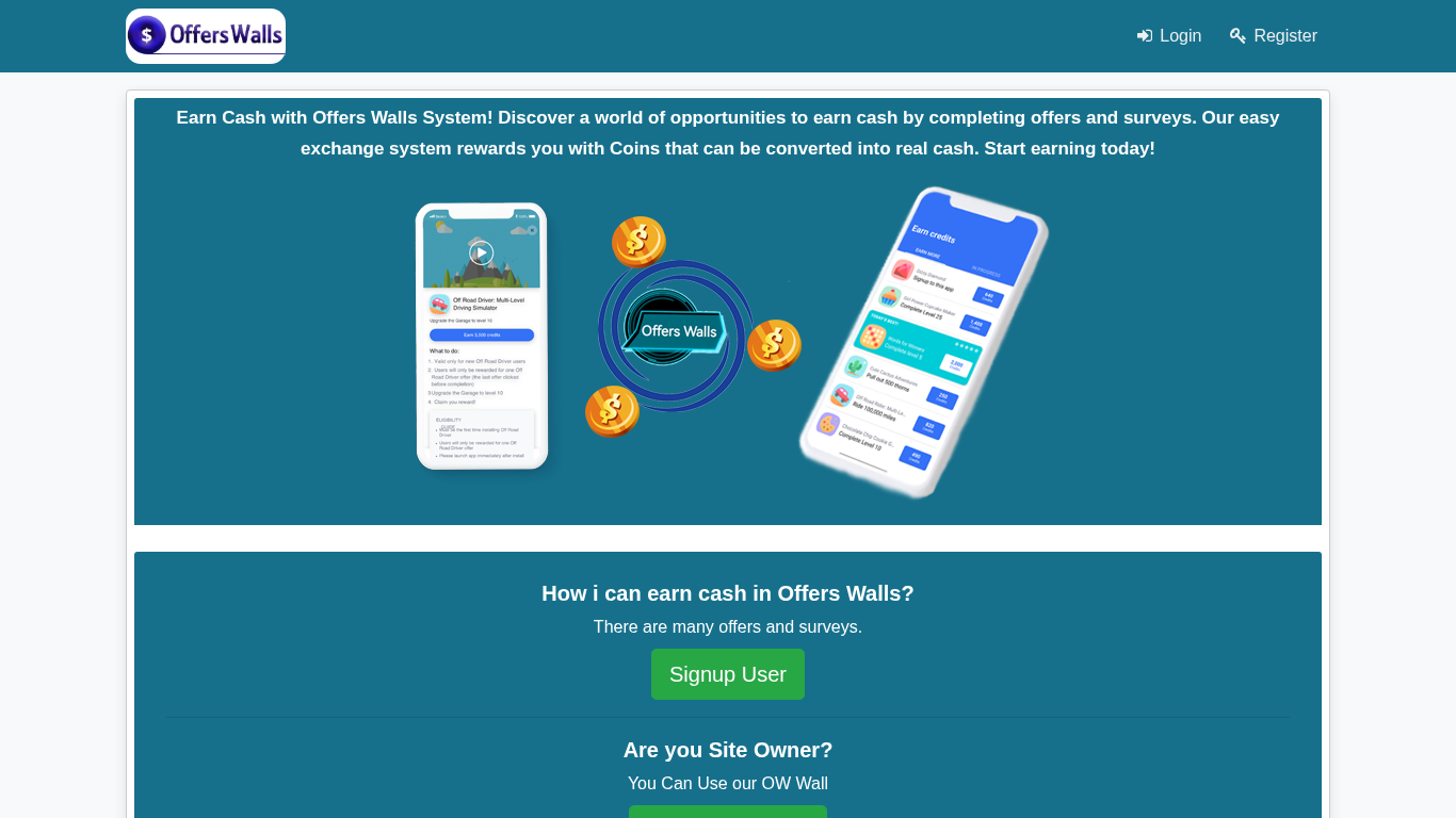 Programma di affiliazione Offers Walls