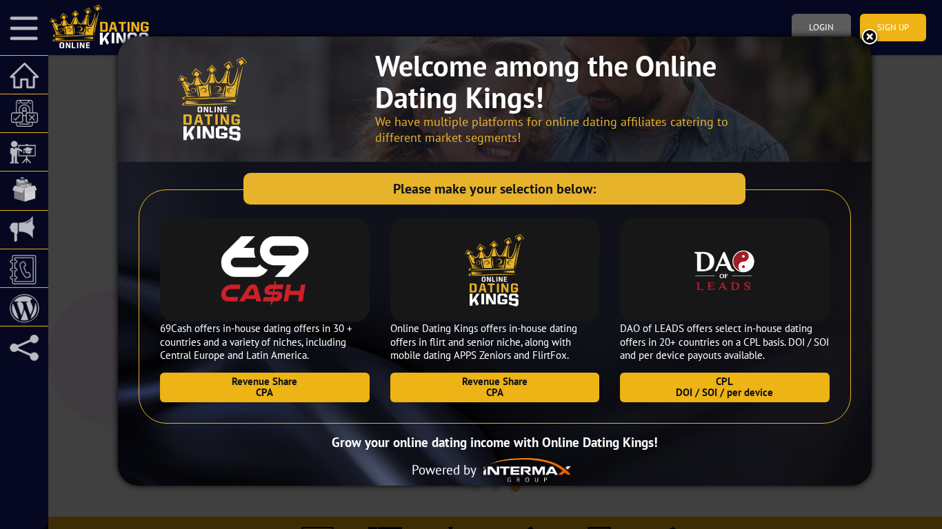 Programma di Affiliazione Online Dating Kings