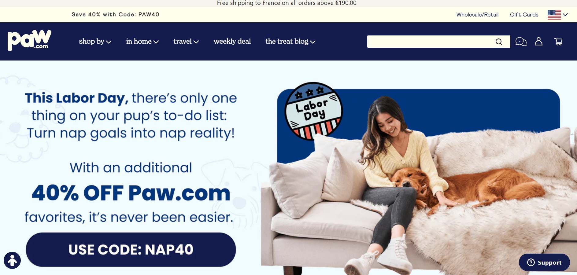 Programma di affiliazione Paw.com