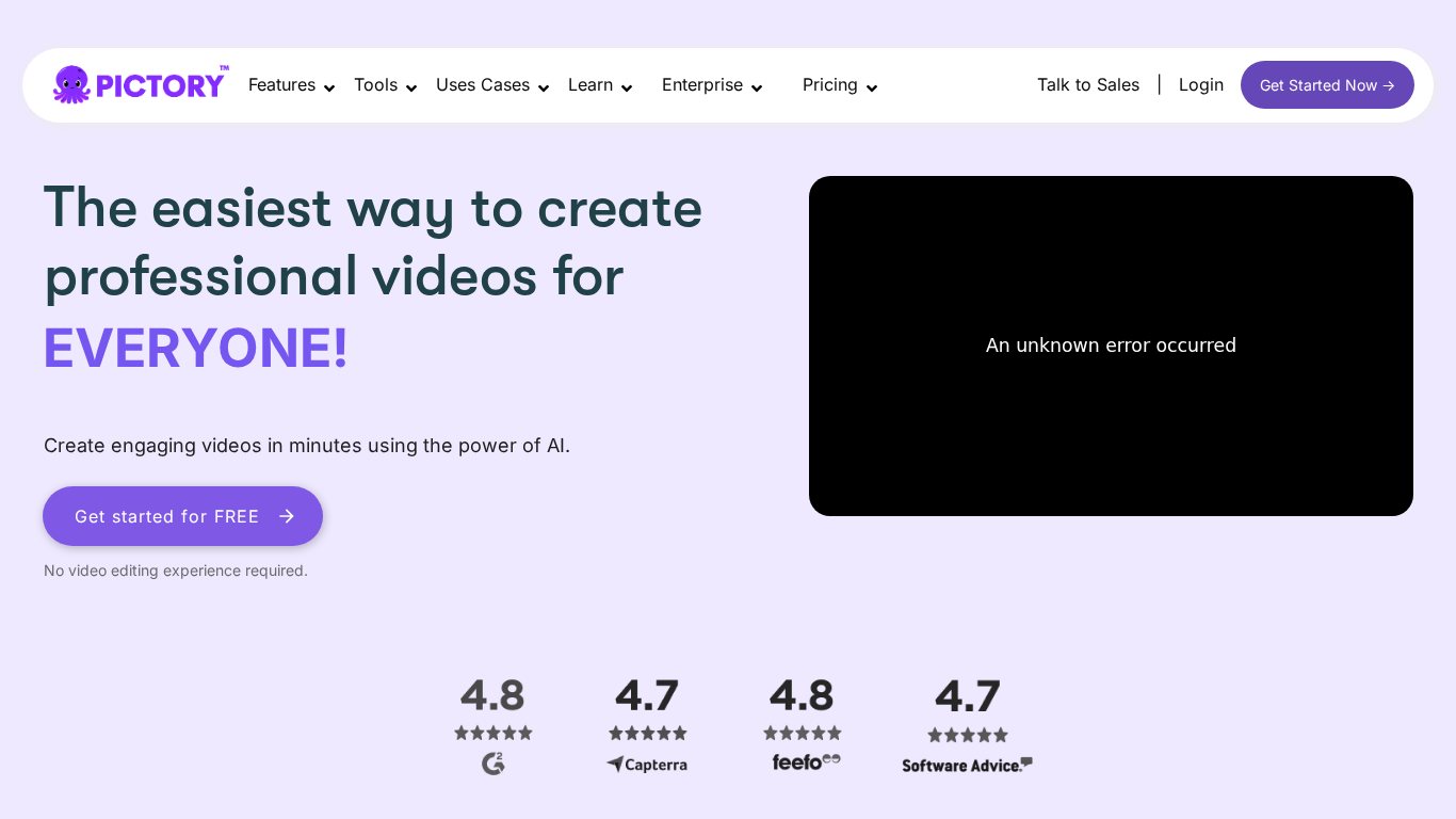 Programma di Affiliazione Pictory