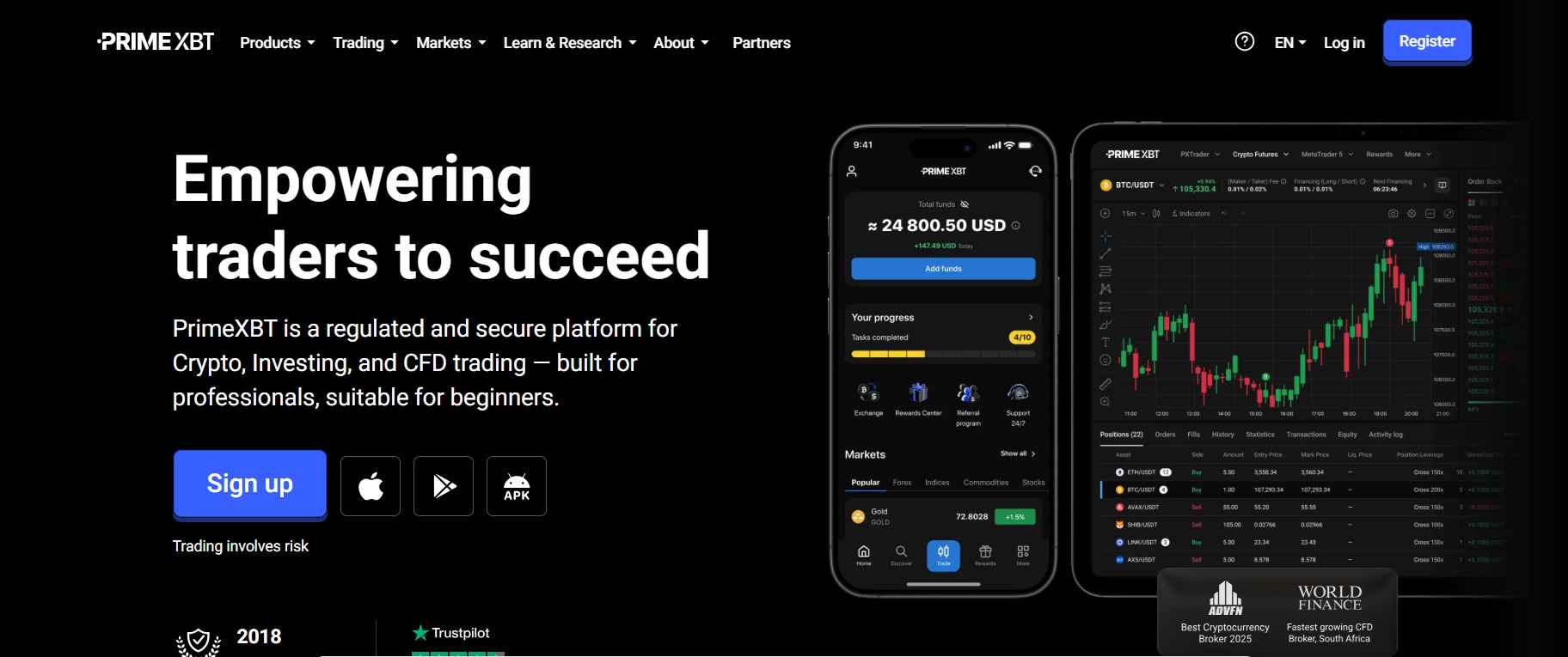 Programma di Affiliazione PrimeXBT