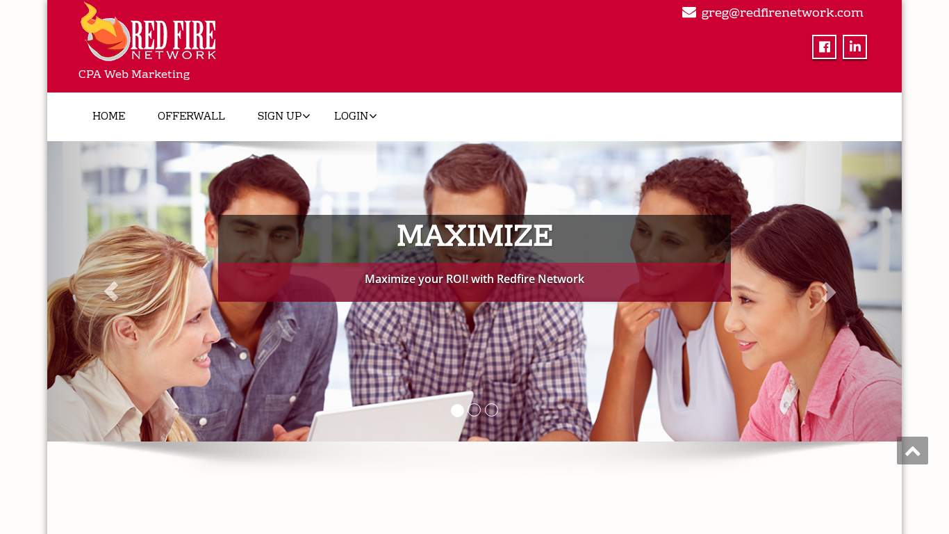 Programma di affiliazione Red Fire Network