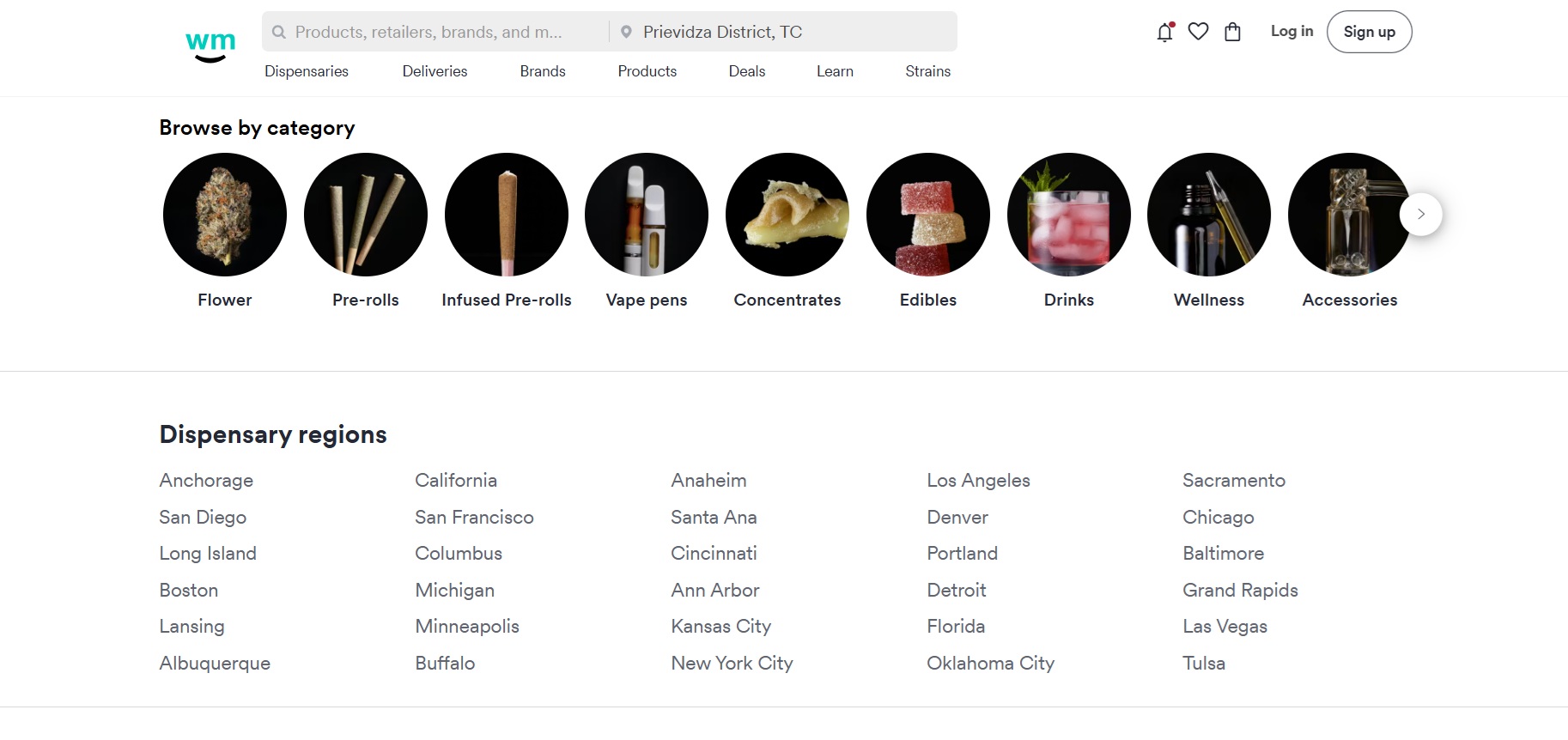 Programma di affiliazione Weedmaps