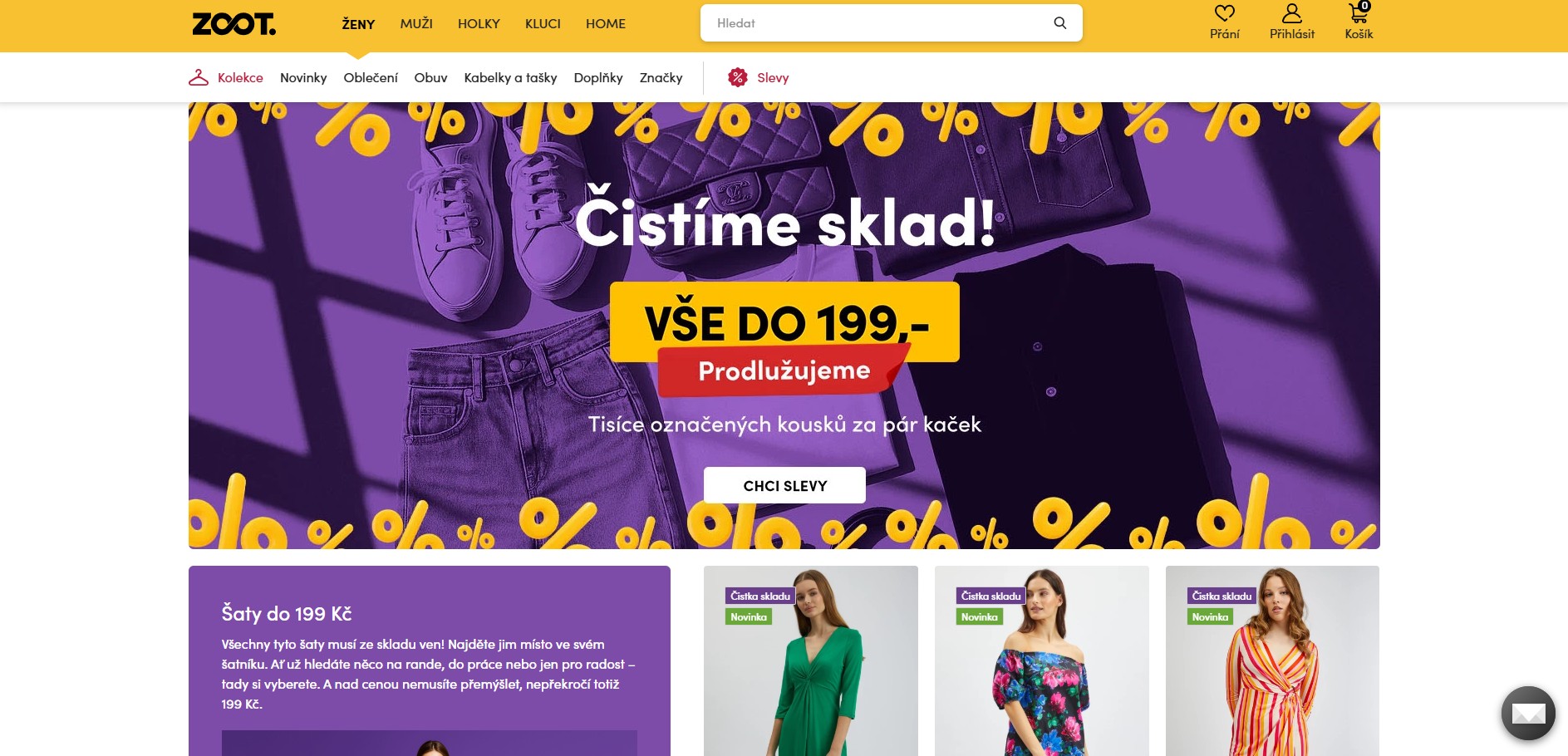 Programma di affiliazione ZOOT.cz