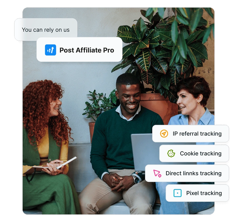 Screenshot della dashboard di Post Affiliate Pro con panoramica generale e metriche.