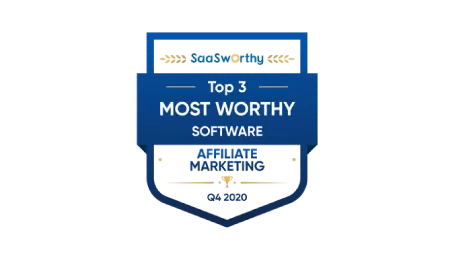 Premi Post Affiliate Pro: Top 3 most worthy affiliate marketing software 2020 by SaaSworthy
