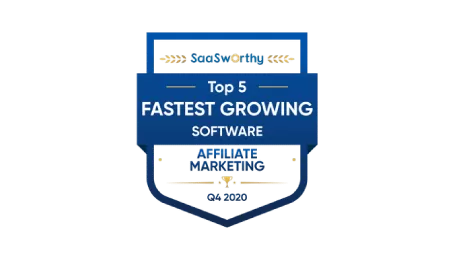 Premi Post Affiliate Pro: Top 5 fastest growing affiliate marketing software 2020 by SaaSworthy