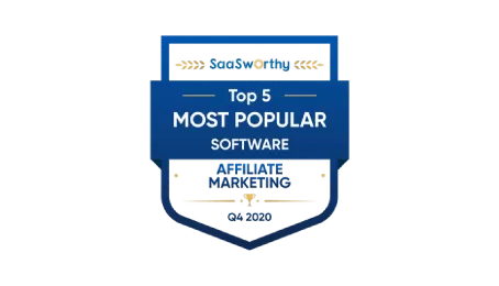 Premi Post Affiliate Pro: Top 5 most popular affiliate marketing software 2020 by SaaSworthy