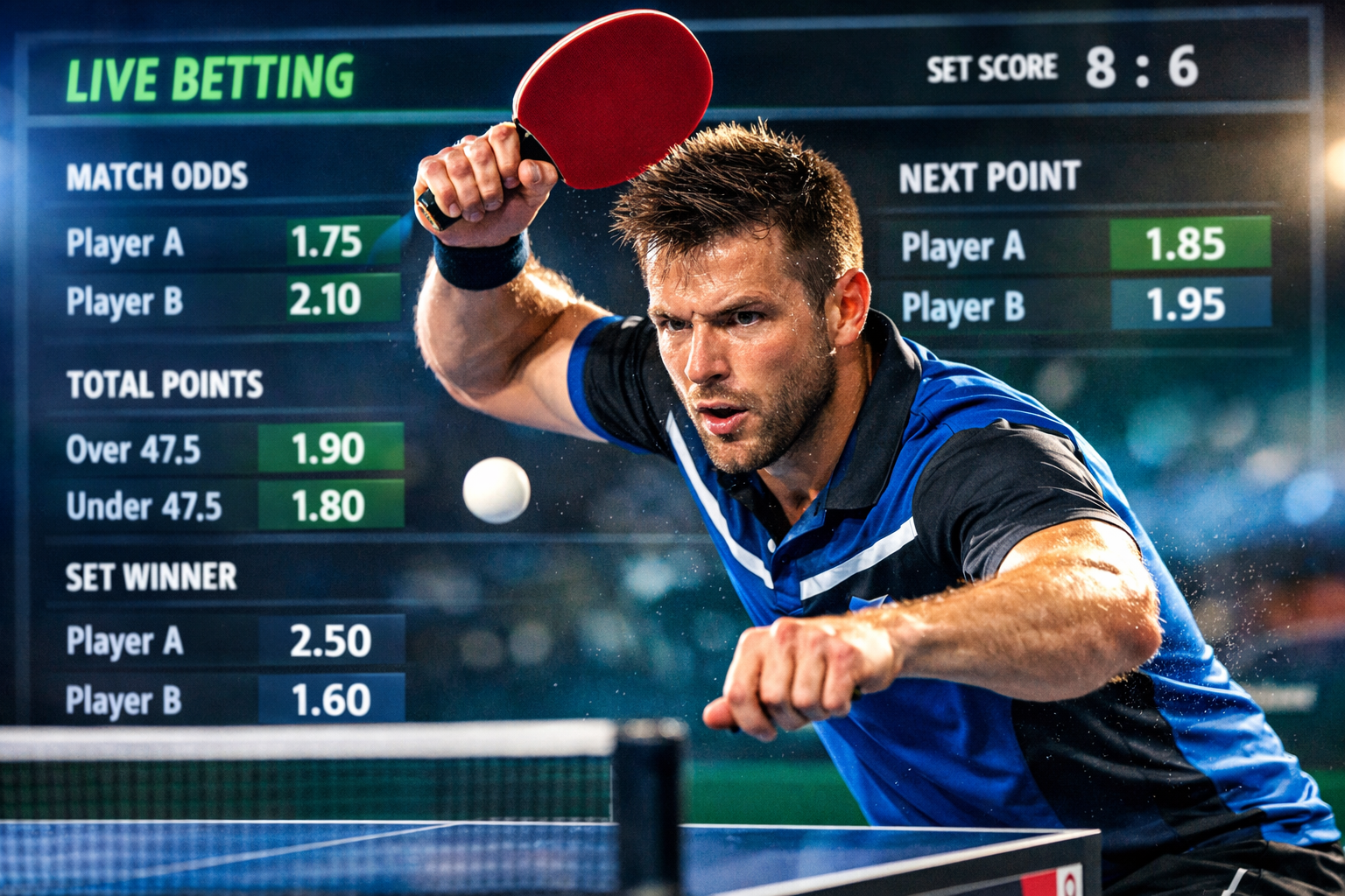 Affiliati per le Scommesse sul Tennis Tavolo: Opportunità di Scommesse Live Tutto l'Anno
