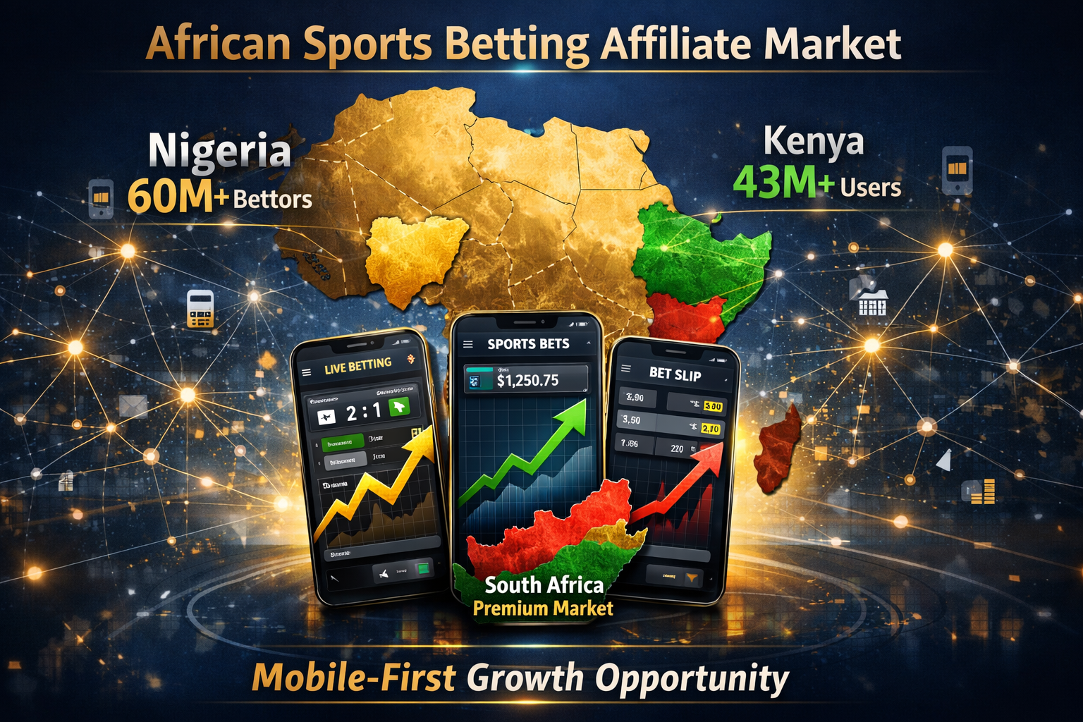 Programmi di affiliazione per le scommesse sportive in Africa: Nigeria, Kenya, Sudafrica