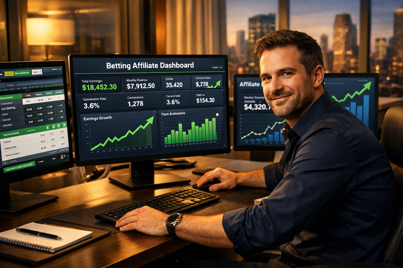 Caso di Studio sui Guadagni degli Affiliati Scommesse: Da $0 a $10K di Entrate Mensili