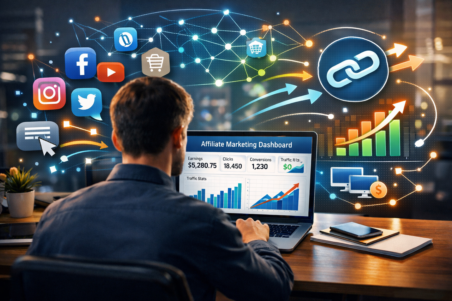 Come i social media generano backlink per i siti affiliati