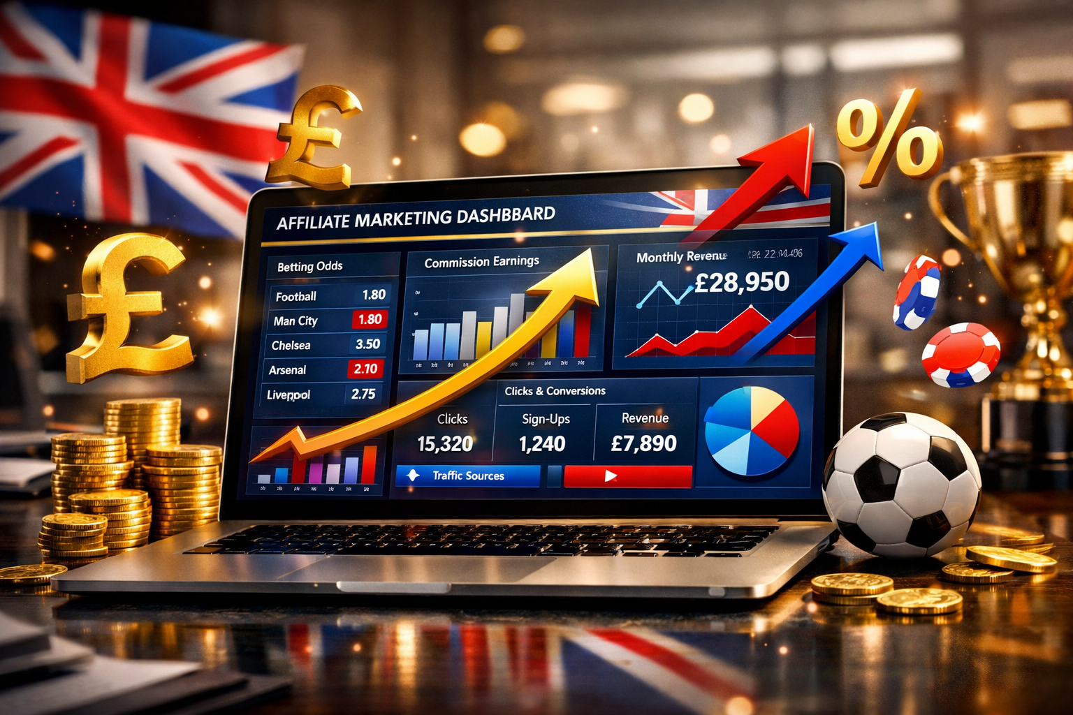 Programmi di affiliazione sportsbook UK: Top 10 operatori classificati