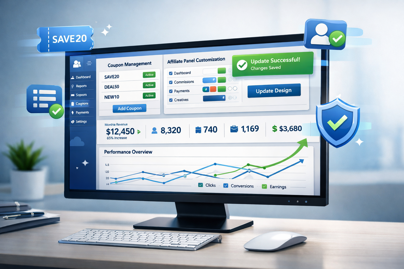 Correzioni di Bug in PostAffiliatePro: Assegnazione Coupon e Miglioramenti al Pannello Affiliati