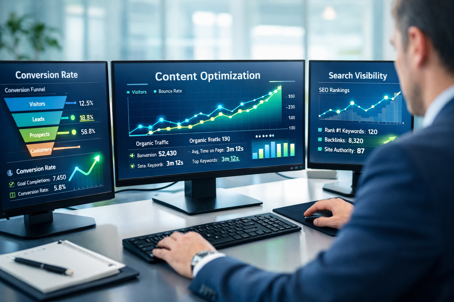 Ottimizzazione dei contenuti: aumenta la visibilità della tua azienda, i lead e le conversioni