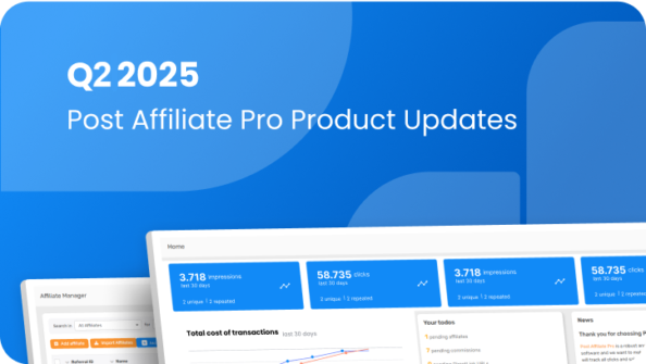 Aggiornamenti di Post Affiliate Pro: Q2 2025