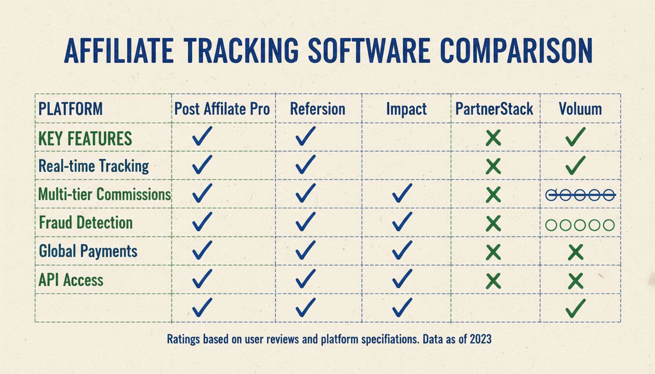 La migliore piattaforma di tracciamento affiliati 2025 - Post Affiliate Pro vs Competitor