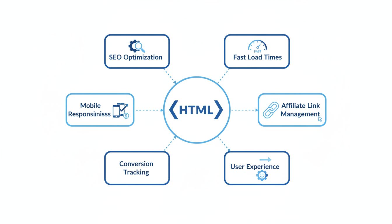 In che modo l'HTML avvantaggia i marketer affiliati? Guida completa a SEO e conversioni