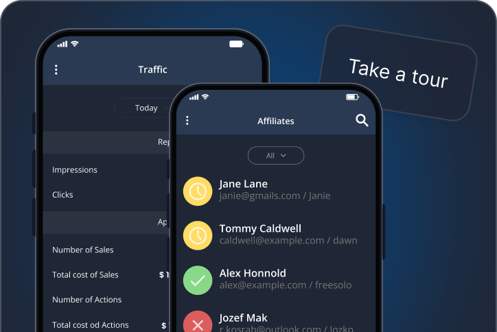 Fai un tour di Post Affiliate Pro