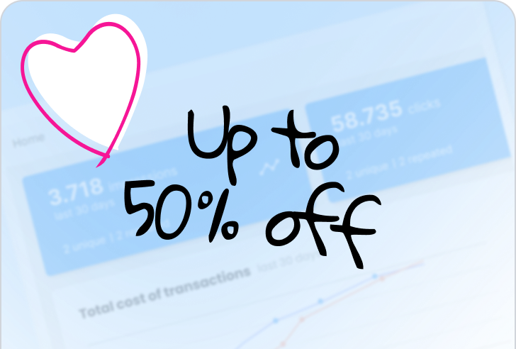 Fino al 50% di sconto