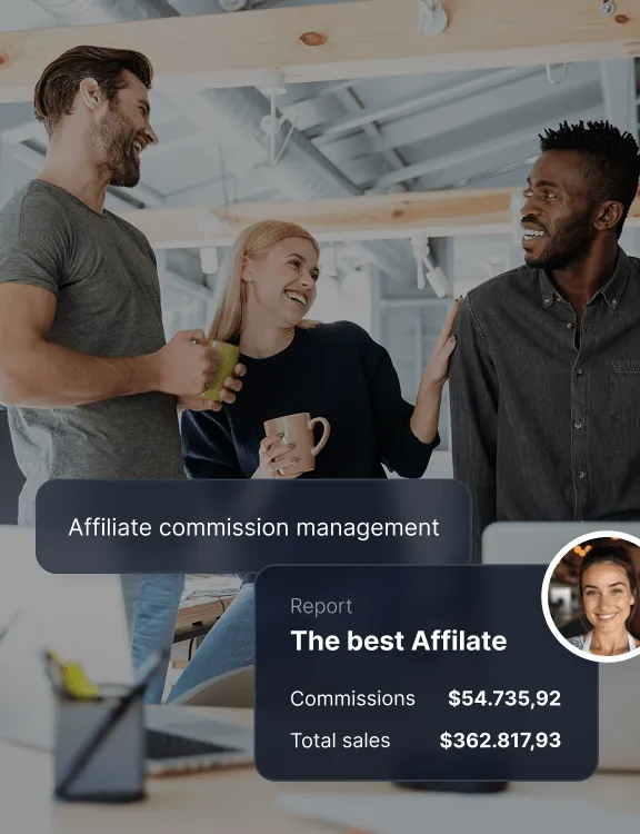 Illustrazione di commissioni affiliate flessibili