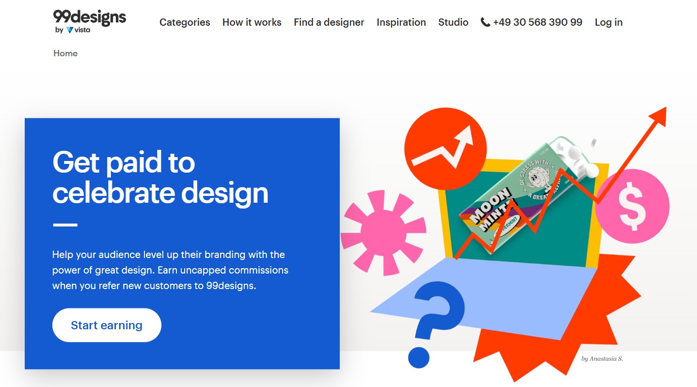 Programma di affiliazione 99designs