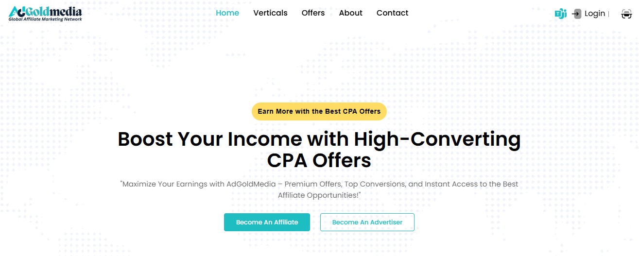 Programma di affiliazione AdGoldMedia