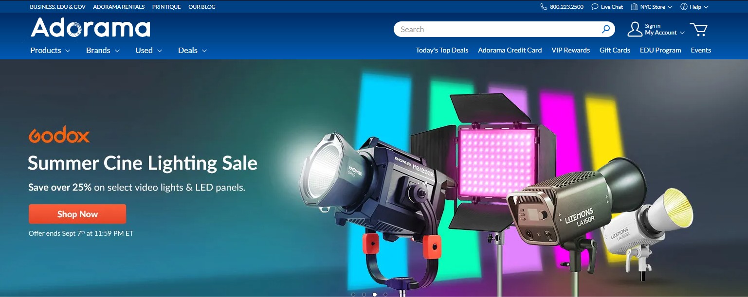 Programma di Affiliazione Adorama