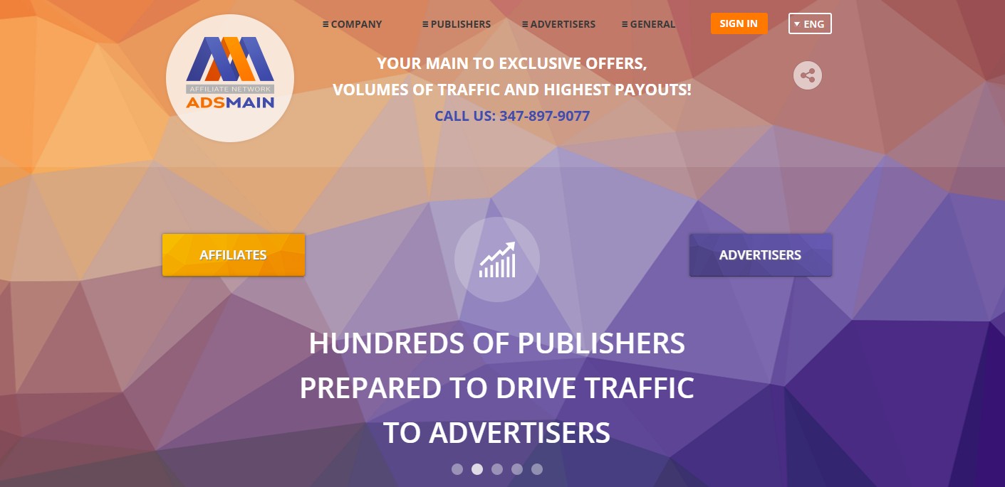 Programma di affiliazione AdsMain