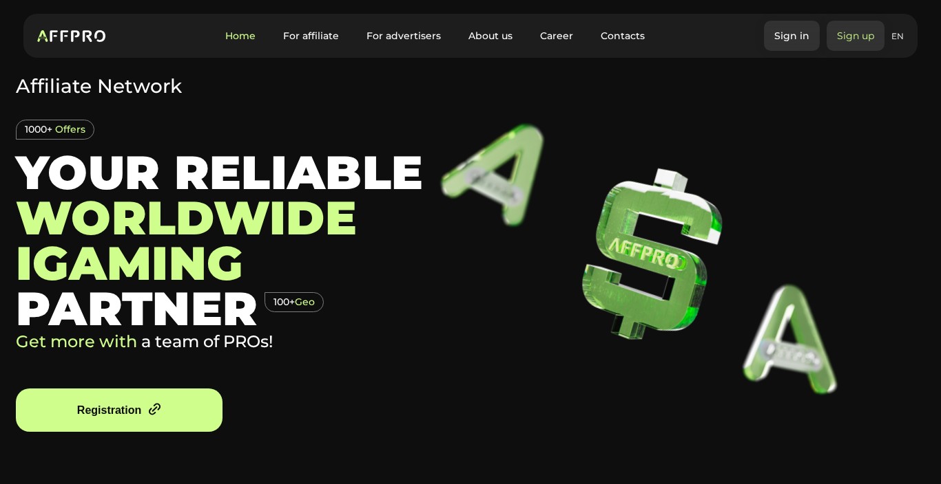 Programma di affiliazione AFFPRO