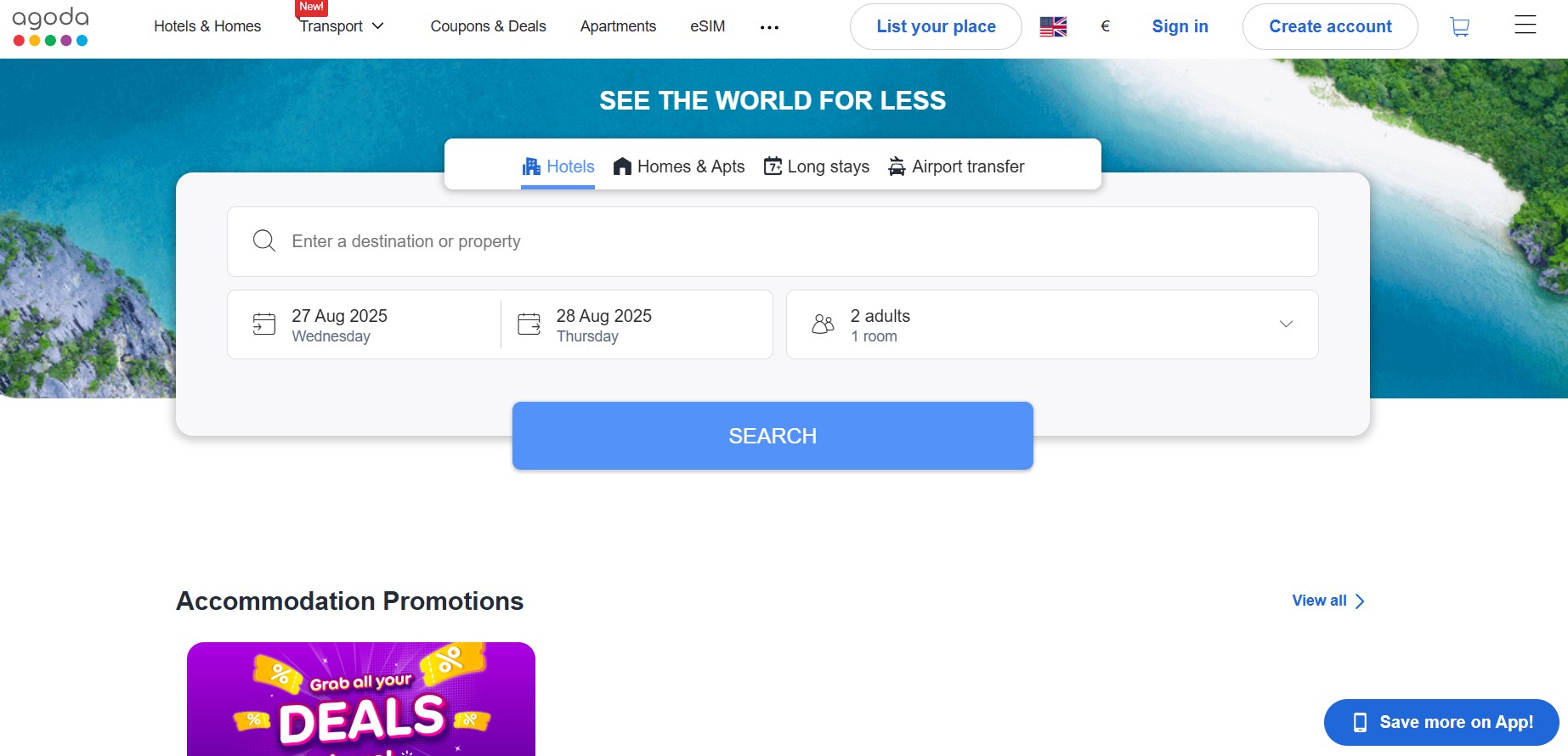 Programma di Affiliazione Agoda