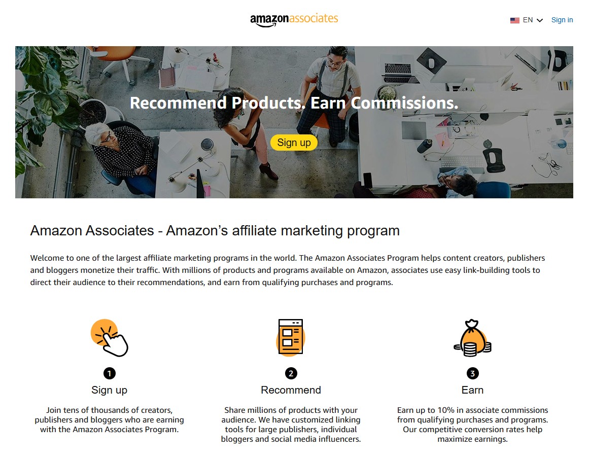 Programma di Affiliazione Amazon Associates
