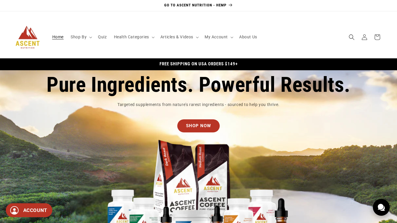 Programma di affiliazione Ascend Nutrion