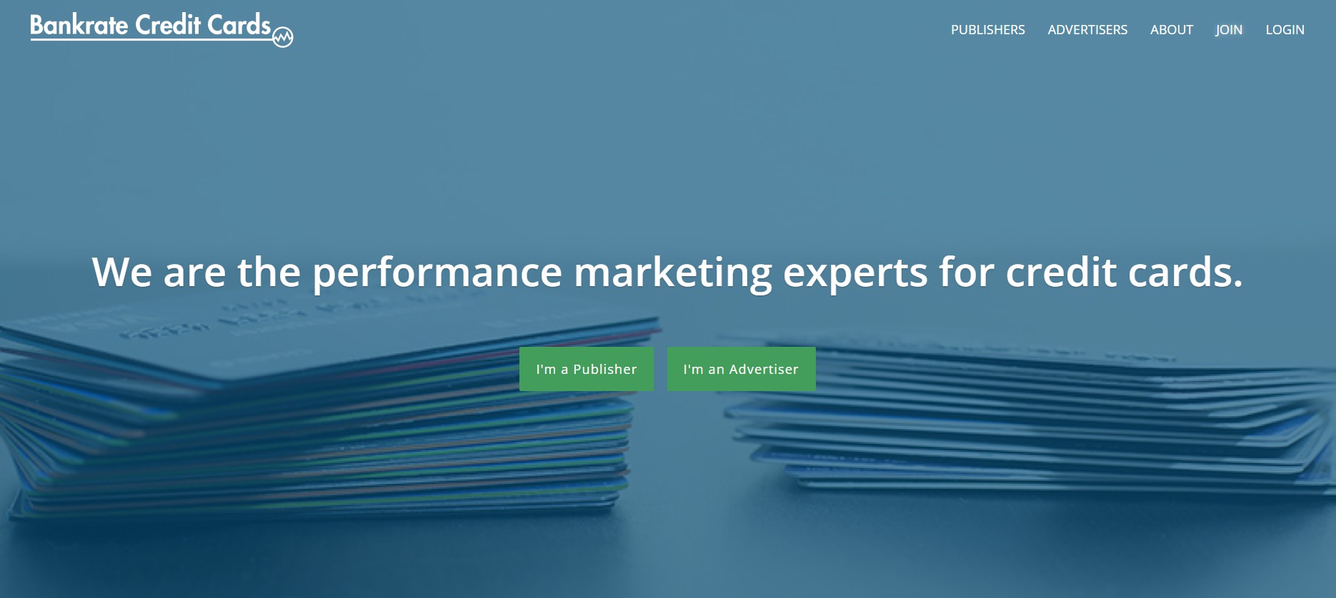 Programma di affiliazione Bankrate Credit Cards