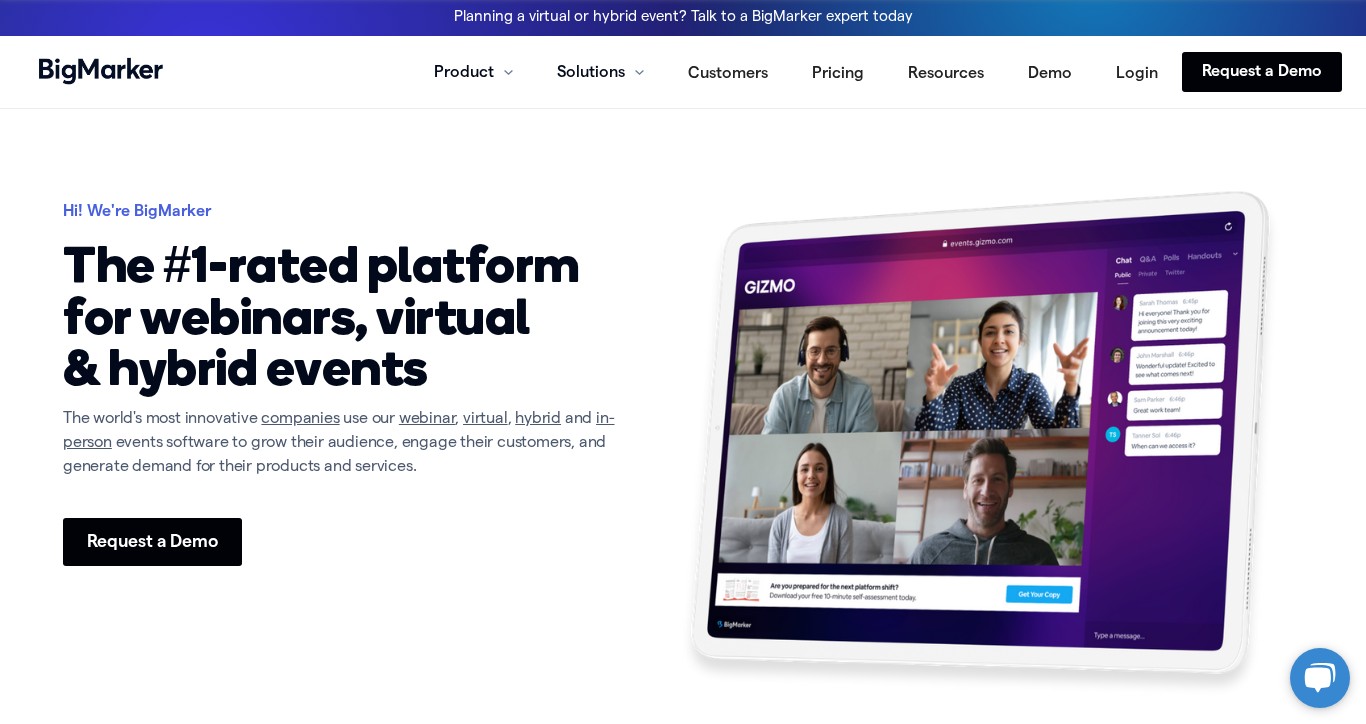 Programma di affiliazione BigMarker