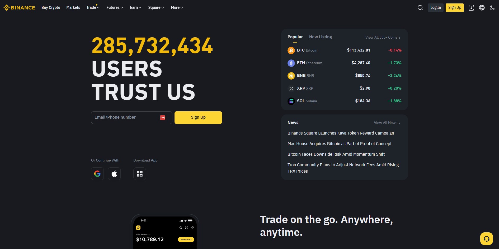 Programma di Affiliazione Binance