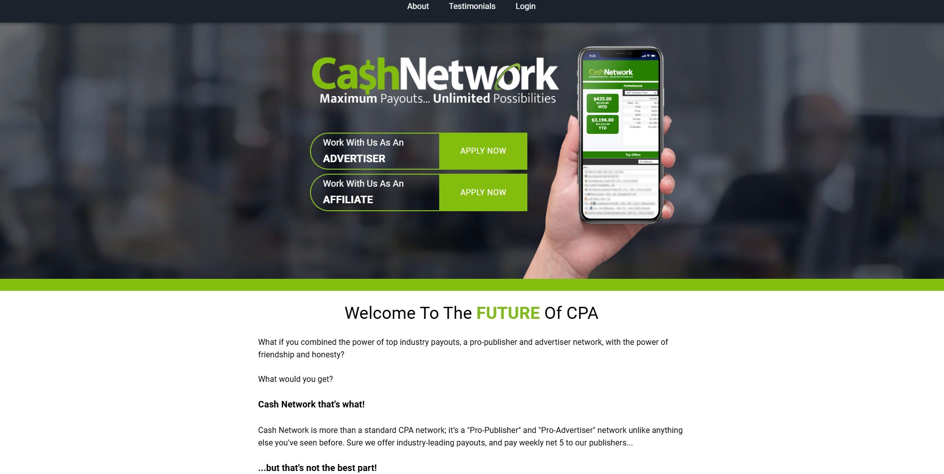 Programma di Affiliazione Cash Network