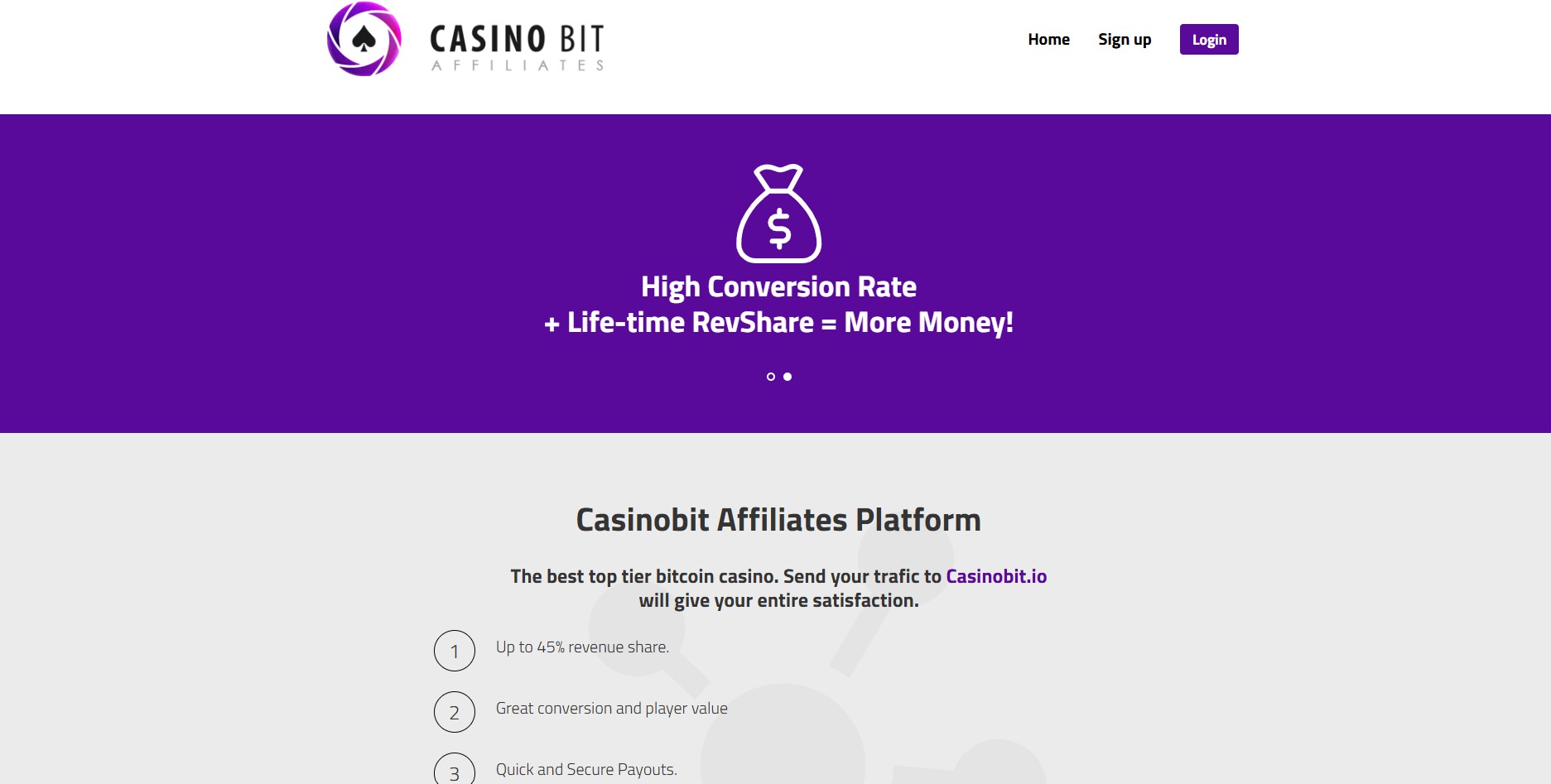 Programma di Affiliazione Casinobit.io