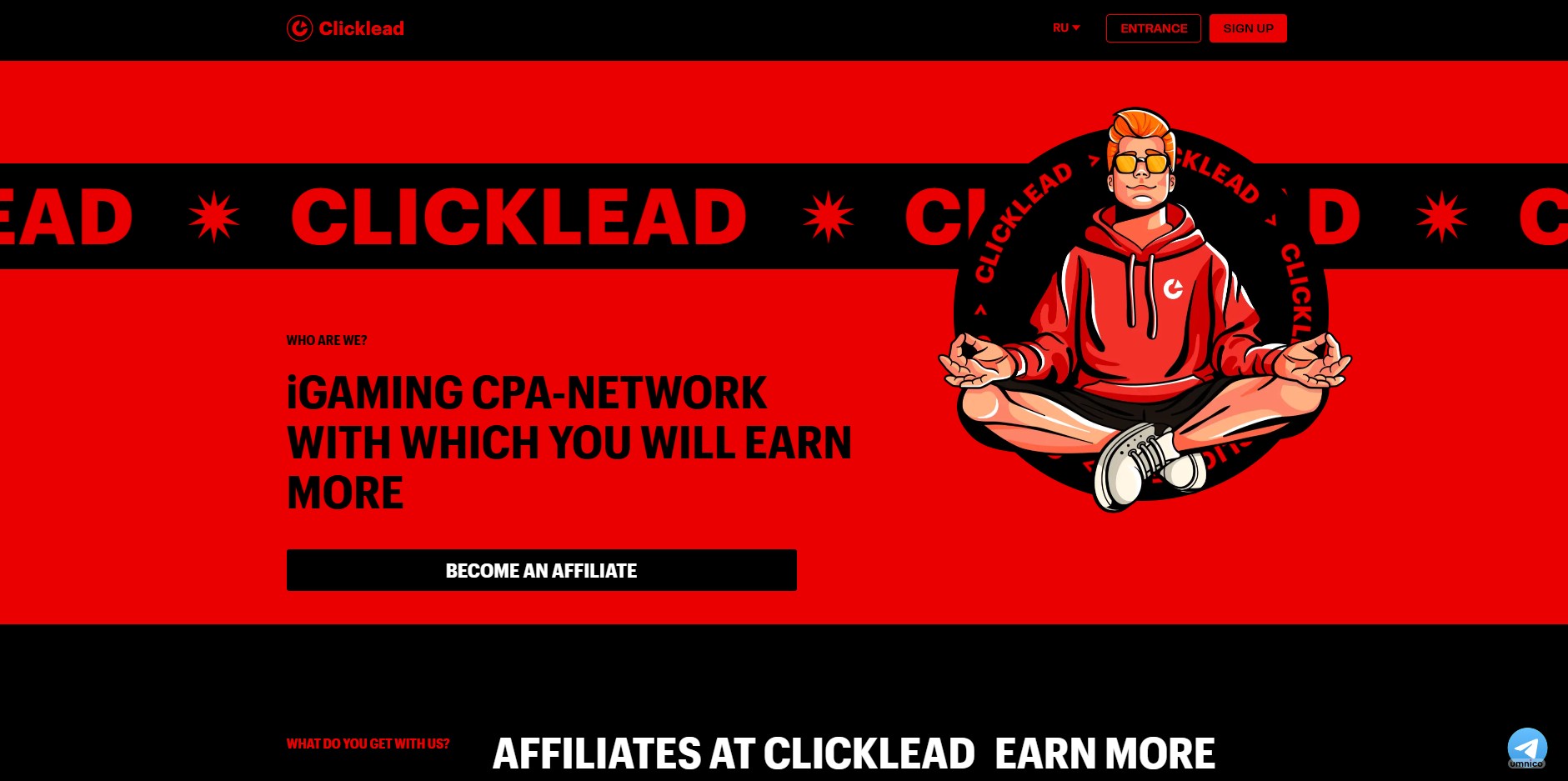 Programma di affiliazione Clicklead