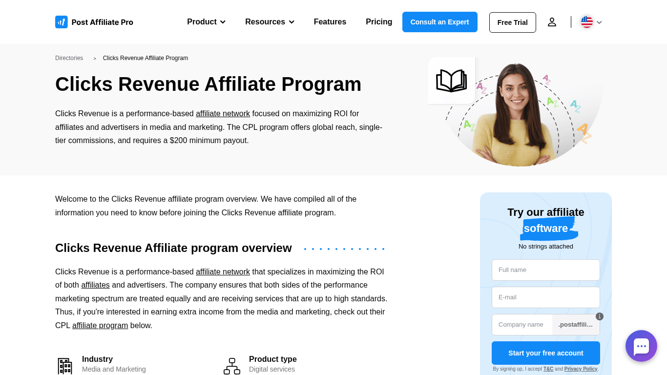 Programma di Affiliazione Clicks Revenue