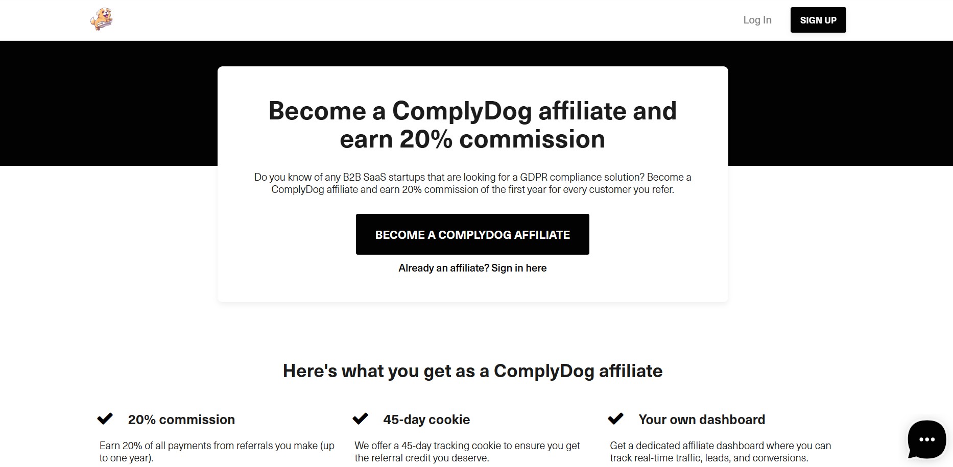 Programma di affiliazione ComplyDog