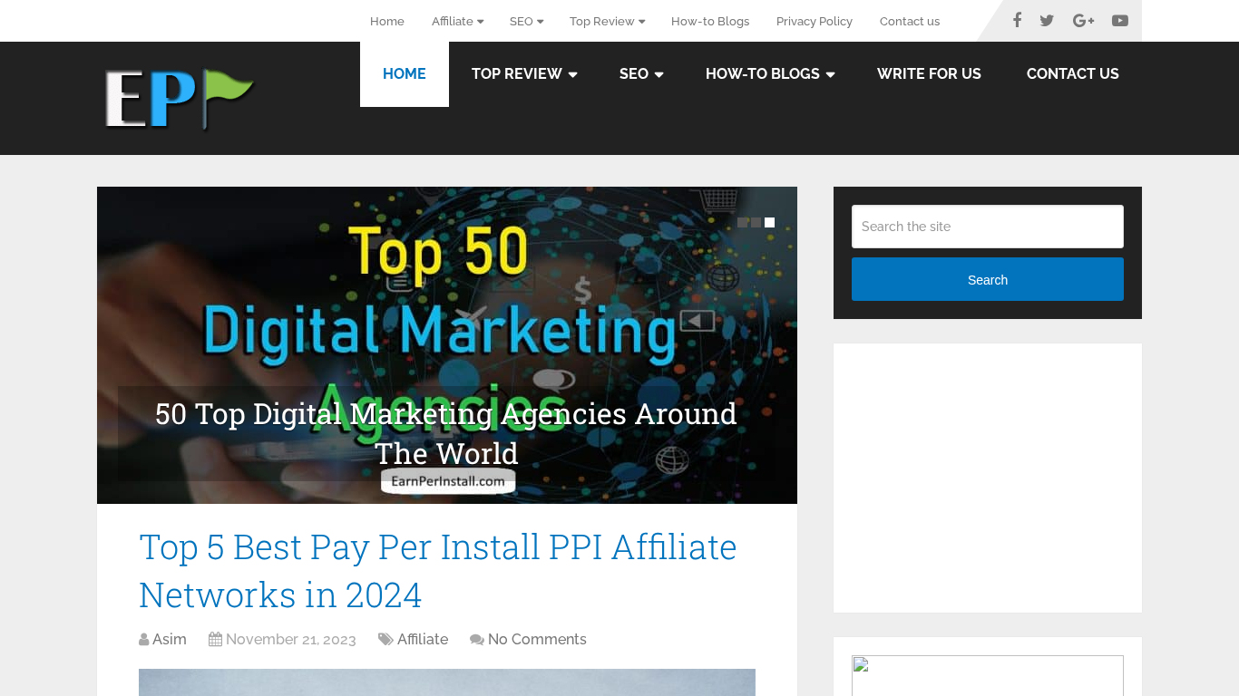 Programma di affiliazione EarnPerInstall